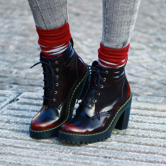 Dr. Martens Persephone boot Arcadia red Doc's Sz 6. Sold out online. UK 4 - Picture 5 of 11